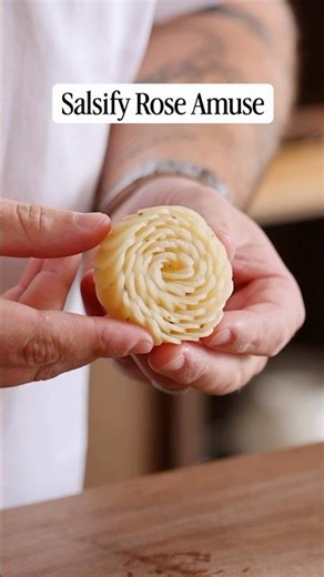 How to Make a Salsify Rose!