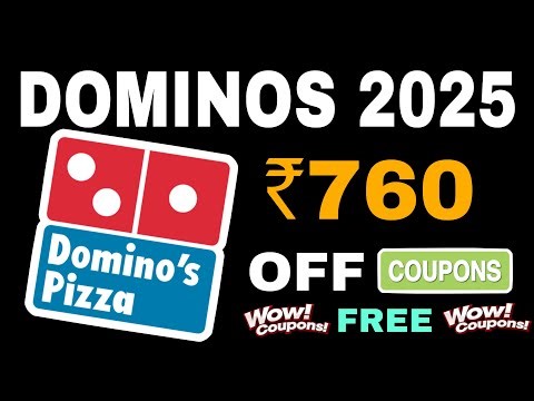 🍕 Domino’s Coupon Code Today 🔥 | Flat 50% OFF 💸 Latest Domino’s Deals & Offers 😍