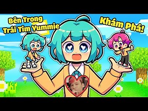 HIHA WAS SURPRISED TO DISCOVER THE SECRET OF YUMMIE'S HEART IN MINECRAFT*HIHA CRAWLED INTO YUMMIE...