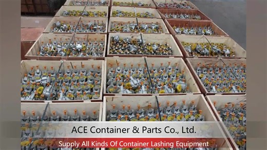 Marine Shipping Container Lashing Equipment Shipping Container Bottom Single Stacking Cone