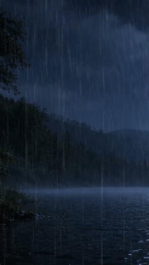 Fall Asleep Fast with Thunder and Heavy Rain on Roof Dark Screen