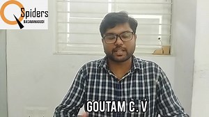Our Student GOUTHAM C V, BE(CIVIL), Placed as TRAINEE TEST ENGINEER, giving feedback about the Institution, Trainers, HRs and his Experience in QSpiders Basavanagudi. #qspidersbasavanagudi #qspiders #industrial #careergrowth #traineetestengineer #civilengineering #placements #trainee #placed #placementsdrive #success #review #fresher #automationtesting #softwaredeveloper #testing #banglore #india #programming. | QSpiders Basavanagudi | Facebook