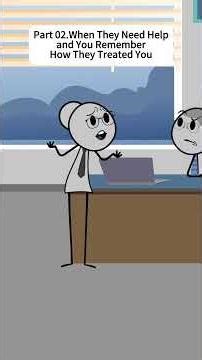Part 02.When They Need Help and You Remember How They Treated You. #worklife #animation #manager