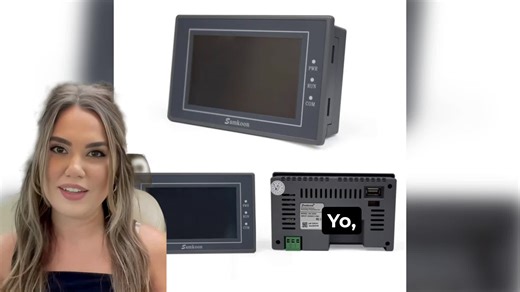 Samkoon EA-043A(-Q) HMI Device- 480*272 Resolution ABS PC Material Industrial Automation Electronic  USB Port