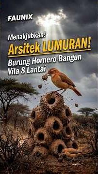 Amazing! This Architect Bird Builds an 8-Story "Villa" Out of Mud! #unique facts #wildnature