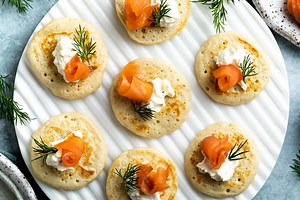 Smoked Salmon Blinis