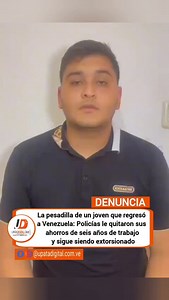 37K views · 3.4K reactions | #Denuncia  Un venezolano que se...