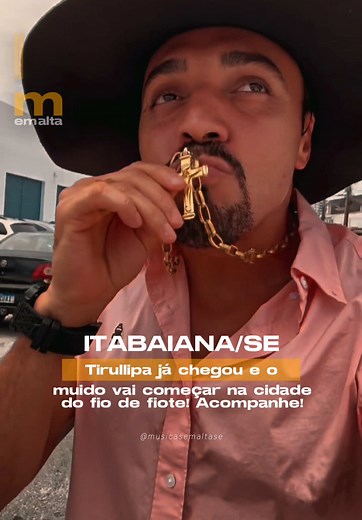 Ele tá na área! Tirullipa já está em Itabaiana/SE para o De Bar em Bar 7 do fenômeno Natanzinho Lima! 🎤🔥 Com certeza, vem muita resenha e diversão por aí! E agora fica a dúvida… E o Safadão, não vem não? 👀😂