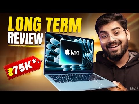 MacBook Air M4 Long Term Review in Hindi 🔥 Best For Coding & Video Editing? ✅ Great Indian Festival