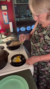 1.6M views · 115K reactions | Salt pork, eggs gravy and just a few biscuits that’s what is for my breakfast. What are you having? | Cooking with Brenda Gantt | Facebook