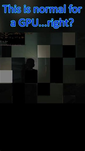 This is normal for a GPU...right? #glitch #graphics #nvidia