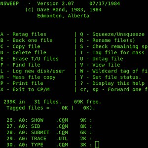 Interactive File Managers on CP/M