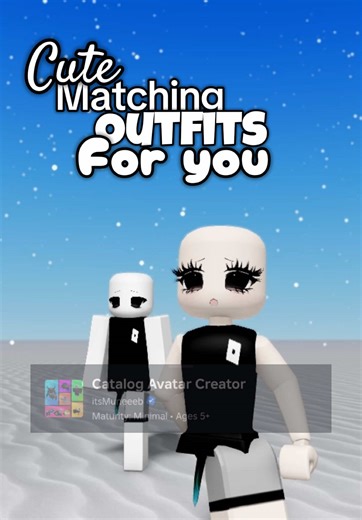 Adorable Matching Outfits for Roblox Lovers