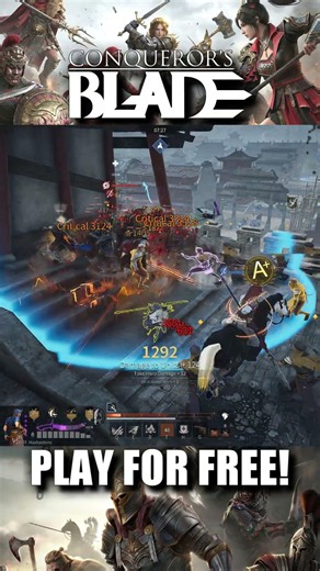Conqueror's Blade -🏃‍♂🤸‍♂🏃‍♂🤸‍♂🤸‍♂🏃‍♂🤸‍♂🤸‍♂🏃‍♂ PLAY FOR FREE! #Shorts#ConquerorsBlade#CB