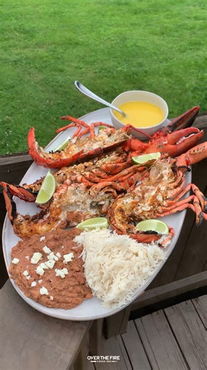 73K views · 1.2K reactions | Coal Roasted Lobster Tails | Over The Fire Cooking by Derek Wolf | Facebook