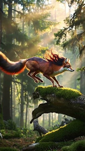 Majestic Fox #animehybrid #foxgirl #foxhybrid