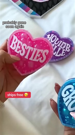 Valentine's Day Gift Ideas: Sparkly Heart Stress Balls