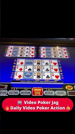 The Hand Every Triple Double Bonus Video Poker Player Wants!