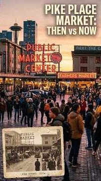 Pike Place Market What It Looked Like 100 Years Ago vs Today
