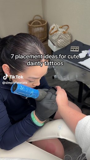 Placement ideas for cute tiny tattoos. Fine line tattoo artist in Dallas, TX. ##tinytattoos #dallastattooartist #tinytattoo #daintytattoo #femaletattooartist #cutetattoos #tattooideas #tattooplacements #tinytattooartist #tinytattooideas