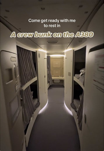 Exploring Crew Bunks on Long-Haul A380 Flights