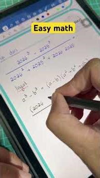 Easy math Part 1