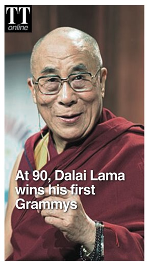 The Dalai Lama has won his first Grammy Award at age 90 for his spoken-word album Meditations, blending reflections on compassion and mindfulness with Hindustani classical music influences. | The Telegraph