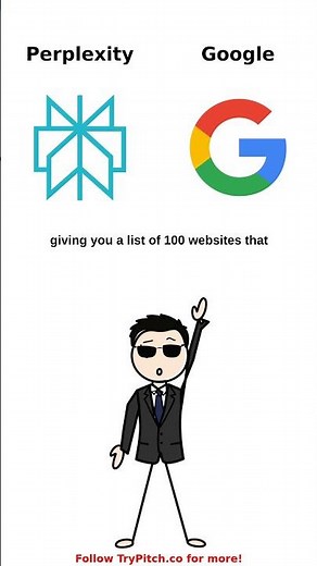Perplexity vs Google #perplexity #google #ai #tech #search #productivity #trypitch #reels #shorts