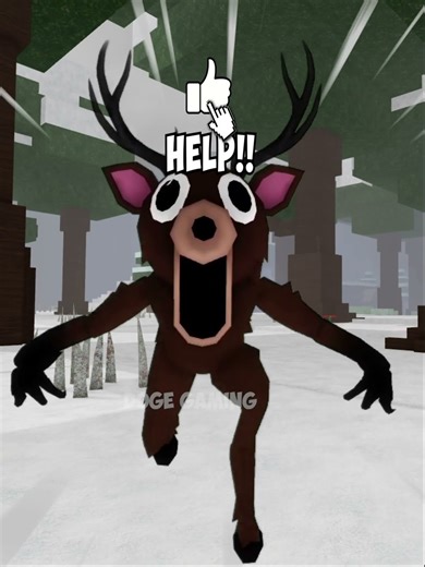 help doge vs deer 99 nights in the forest😇😇😭 | Doge Gaming