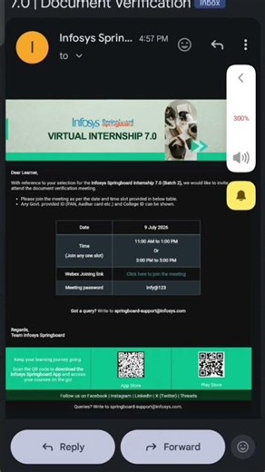 Infosys Springboard Internship 7.0 | Batch 2 Document Verification Started | Important Update