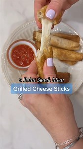 32K views · 359 reactions | That cheese pull though…襤. The secret ingredient in these easy grilled cheese sticks: WW Light String Cheese! | WeightWatchers | Facebook