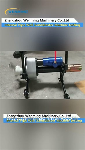 Internal Pipe Wall Sandblaster Machine