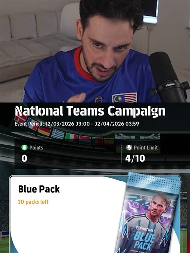 Blue Pack vs Red Pack in eFootball 2026