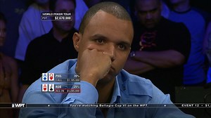 Rob, confident with his ace-jack, goes all in pre-flop. Meanwhile, Phil sits there calmly and calls. Will Rob have the luck he needs to win this pot? | World Poker Tour (WPT)