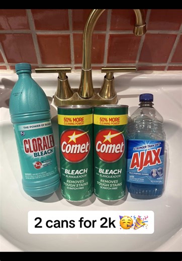 Bleach Reaction with 2 Cans: A CleanTok Experiment