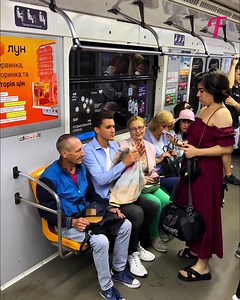 832K views · 10K reactions | Strangers give their seats to a young father and get angry to see no kid | Fabiosa India | Facebook