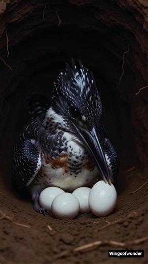 Giant Kingfisher 105 Days Day-by-Day Timelapse #shortsbirds #birds #kingfisher #beltedkingfisher