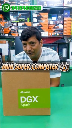 "AI" MINI SUPER COMPUTER , SMALL IN SIZE BUT OUTPUT LIKE SERVER | NVIDIA DGX SPARK | PC SETUP INDIA