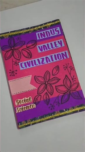 creative project file page design , project file cover page design