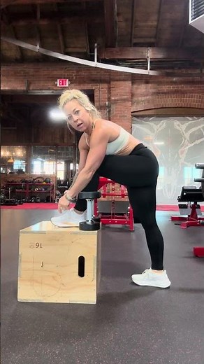 How to do Step ups on box or bench with weights for quad exercise #gluteexercises #legs