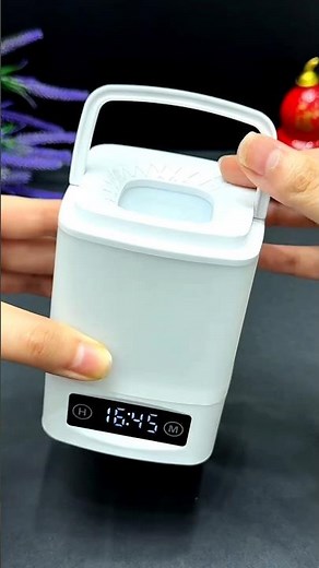 The Ultimate Smart Touch Night Lamp! 💡⏰ #TechFinds