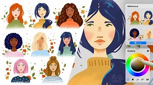 Painting Skin Tones: Draw Stylized Mini Portraits and Create Color Palettes in Procreate | Iva Mikles | Skillshare