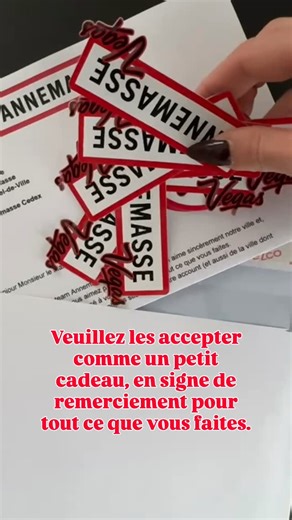 Annemassevegas on Instagram: "Bonjour Monsieur le Maire Nous sommes la team Annemassevegas. On sait que vous ne nous aimez pas trop, mais nous, on aime sincèrement notre ville et, pour Noël, nous avons pensé à vous remercier pour tout ce que vous faites. Donc voilà, ces mots doux et quelques stickers de notre account (et aussi de la ville dont vous êtes le premier citoyen). Comme nous avons été très sages cette année, notre seul souhait serait quelques nouveaux tapis rouges, les anciens s’étant 