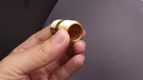 1/2" Brass Nipple Pipe Fittings,1/2" NPT x 1/2" NPT Male Thread Extender Straight Connector, 1-1/2" Length 1200psi (2 Pack)