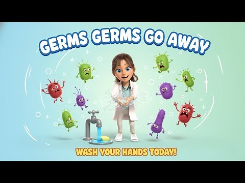 Germs Germs Go Away! 🦠 | Catchy Hand Washing Song for Toddlers