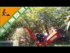 Biocippatore Geotech PCS 155 LE: funzionamento del biotrituratore con motore a benzina da 15 Hp