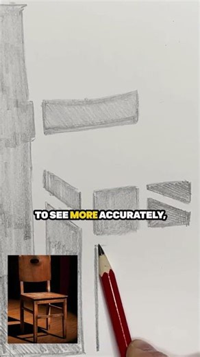 How To do a Negative Space Drawing Exercise to Improve Your Skills 🧑‍🎨 #shorts #art #howtodraw