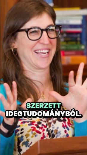 Zseni a képernyőn és az életben is! 😲🧠 #MayimBialik #Agymenők #sorozat