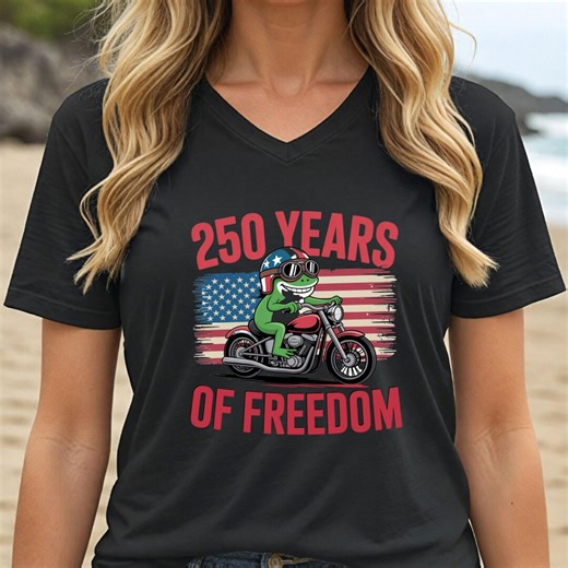 America 250 Patriotic Frog Shirt Tee | 250 Years of Freedom, Since 1776 - Etsy
