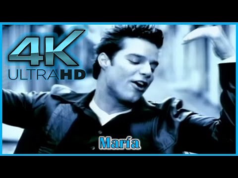 Ricky Martin - María (Official Video) [4K Remastered]